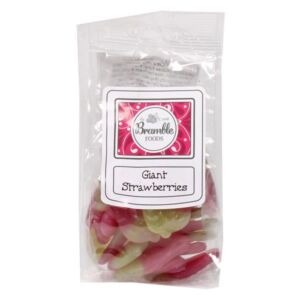 Bramble Foods Giant Strawberries Confectionery Bag