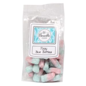 Bramble Foods Fizzy Blue Bubblegum Flavour Bottles Confectionery Bag