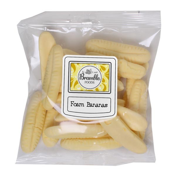 Bramble Foods Foam Bananas Confectionery Bag