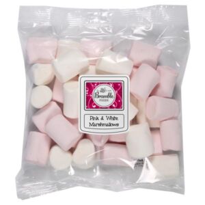 Bramble Foods Pink & White Marshmallows Confectionery Bag