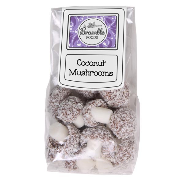 Bramble Foods Coconut Mushrooms Confectionery Bag