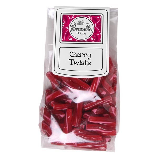 Bramble Foods Cherry Twists Liquorice Confectionery Bag