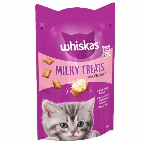 Whiskas Milky Cat Treat Kitten 55g Cat Treat