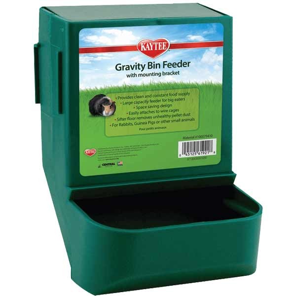 Kaytee Gravity Bin Feeder With Bracket