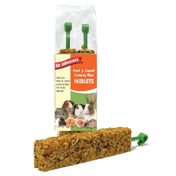 Mr Johnson’s Herb & Carrot Crunchy Bars Niblets 2 Pack