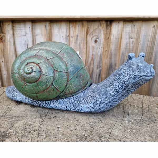 Snail Stone Garden Ornament (Large) 35cm