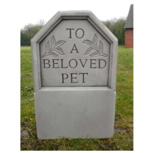 Pet Memorial Stone Garden Ornament 42cm