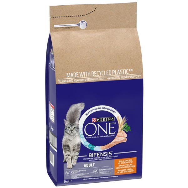 Purina One Chicken & Wheat Adult 6kg Dry Cat Food