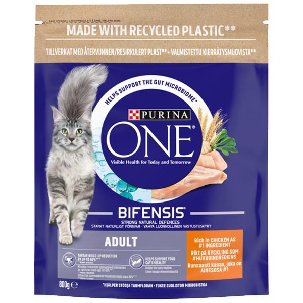 Purina One Chicken & Wheat Adult 800g Dry Cat Food