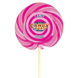 McAdams Candy Pops Large Candy Floss Wheel Lolly 75g