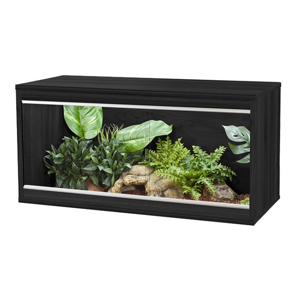 VivExotic Repti-Home Black Medium Vivarium