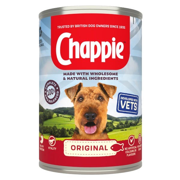 Chappie Original Tin 412g Wet Dog Food