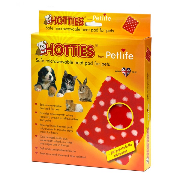 Petlife Hottie Heat Pad Red Polka