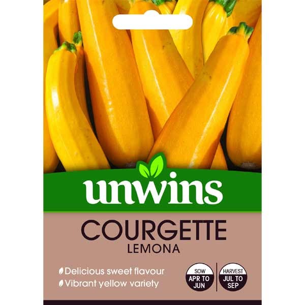 Unwins Courgette Lemona Seeds