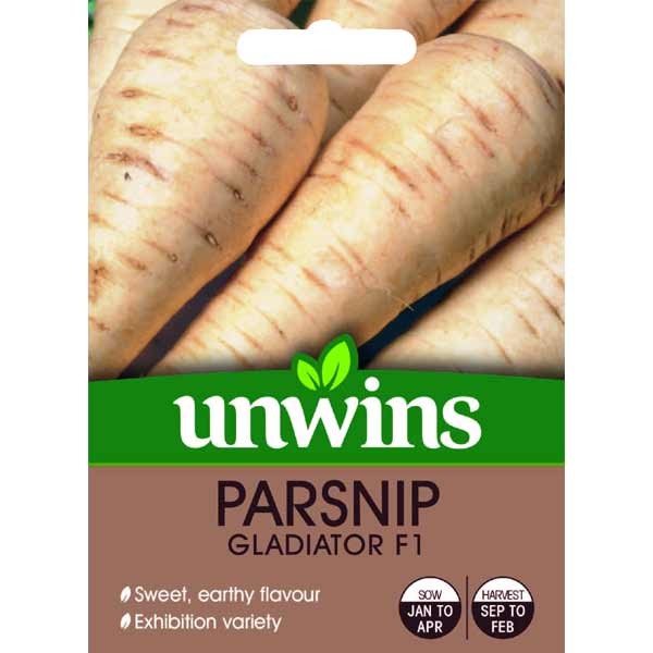 Unwins Parsnip Gladiator F1 Seeds