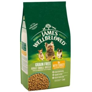 James Wellbeloved Grain Free Turkey & Veg Small Breed Adult 1.5kg Dry Dog Food