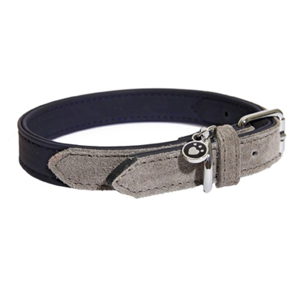 Rosewood Luxury Leather Soft Touch Navy Collar 8-12"