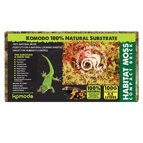 Komodo Habitat Moss Compact Brick