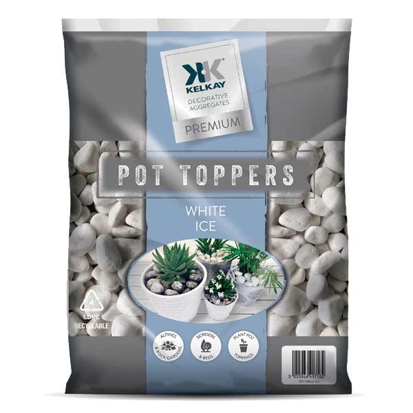 Pot Topper White Ice Handy Pack