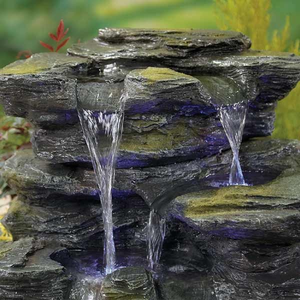 La Hacienda Como Springs Water Feature With Led Lights