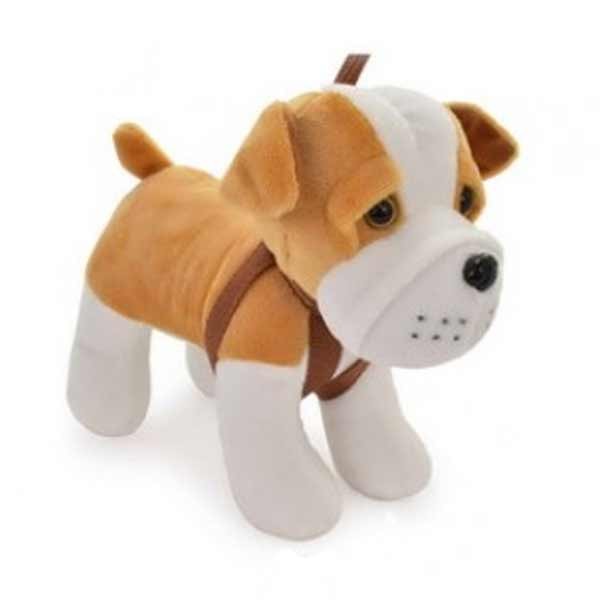 Plush Dog On Stiff Lead