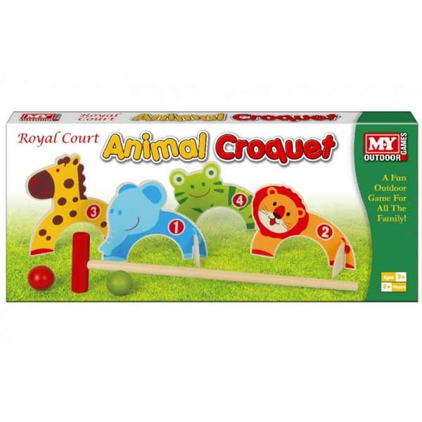 M.Y. Animal Croquet Game In Colour Box M.Y