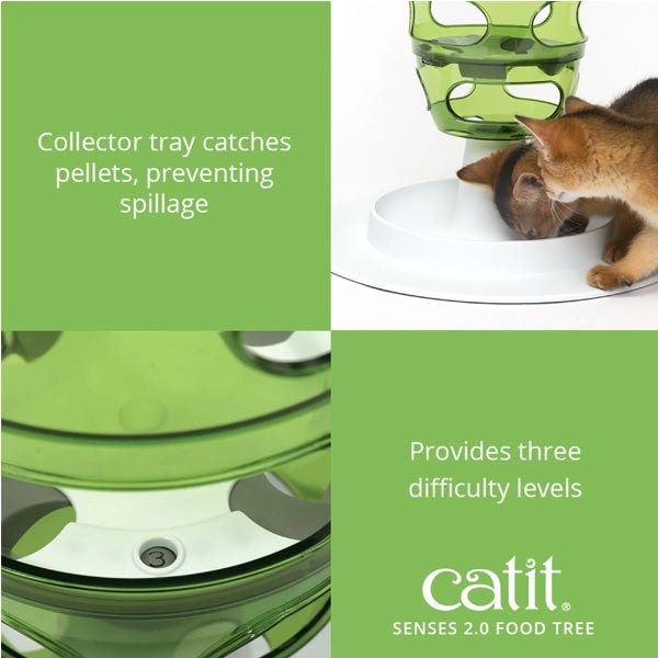 Catit Senses 2.0 Food Tree Feeder/Cat Toy