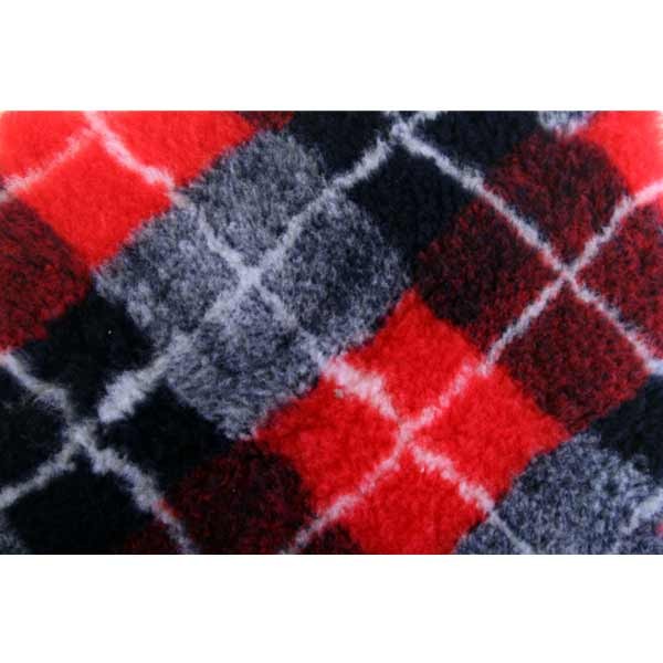 Animate Veterinary Bedding Red Check (Per Metre)