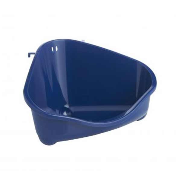 Corner Litter Pan Mini Blue 18cm