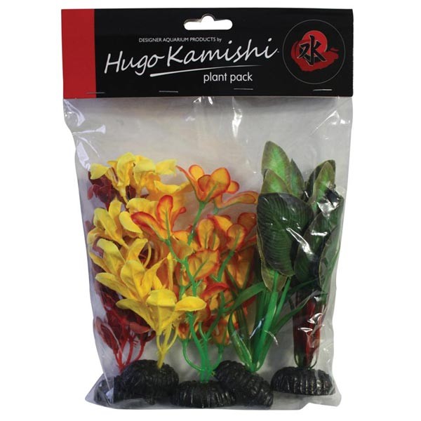 Hugo Kamishi Silk Plant 40cm Autumn Mix 5 Pack