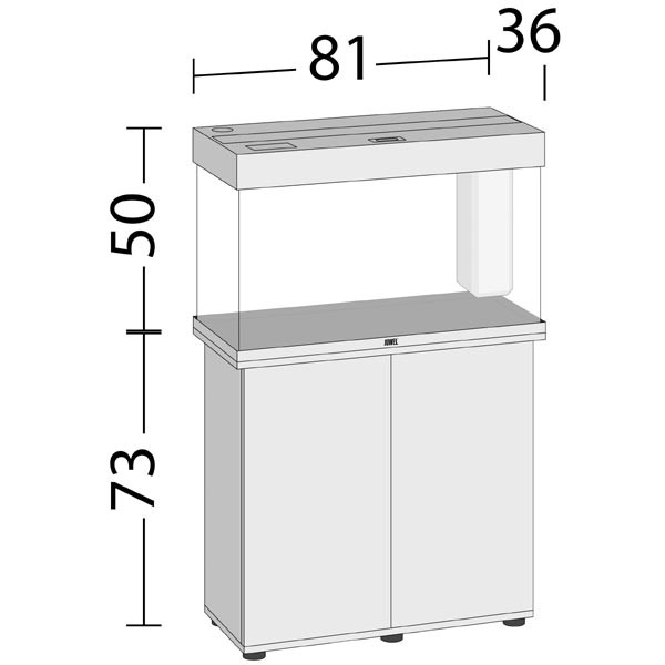 Juwel Rio 125 White LED Aquarium & Cabinet