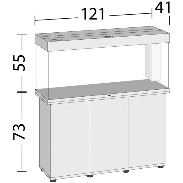 Juwel Rio 240 Black LED Aquarium & Cabinet