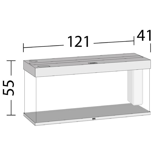 Juwel Rio 240 White LED Aquarium