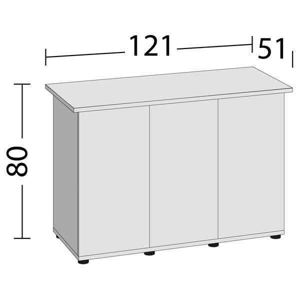 Juwel Rio 350/300 White Cabinet SBX