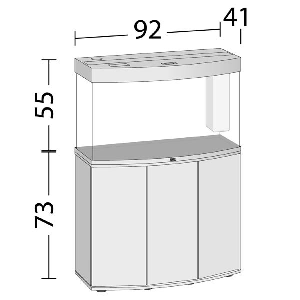 Juwel Vision 180 White LED Aquarium & Cabinet