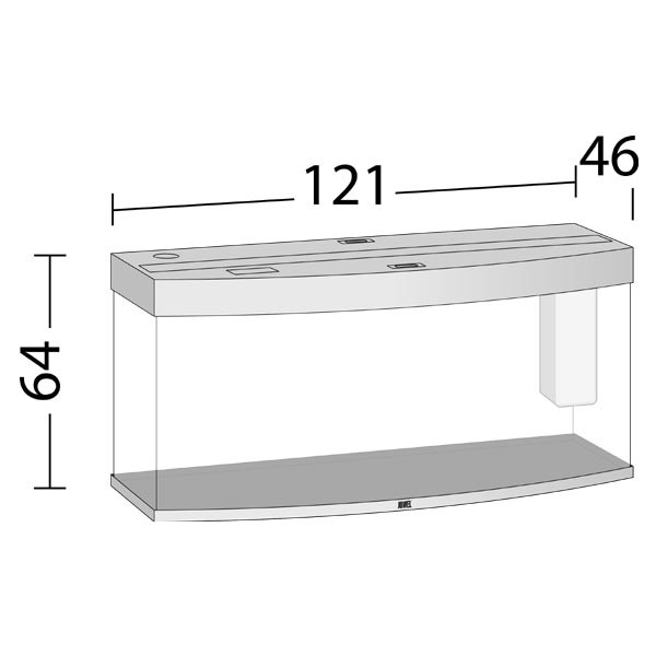 Juwel Vision 260 Lightwood LED Aquarium