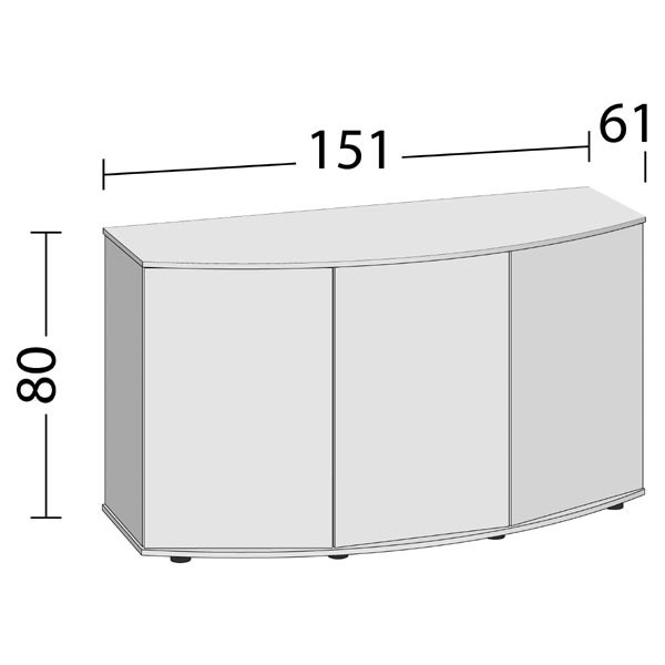 Juwel Vision 450 White Cabinet SBX