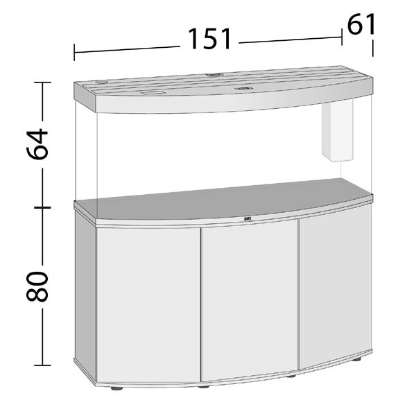 Juwel Vision 450 White LED Aquarium & Cabinet