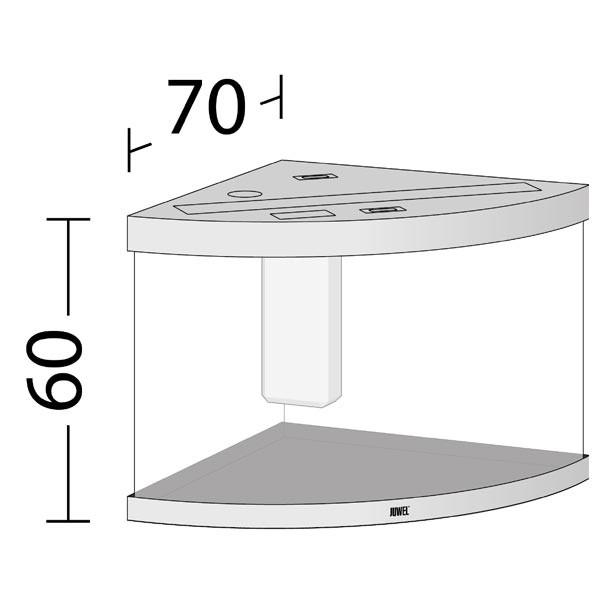 Juwel Trigon 190 White LED Aquarium