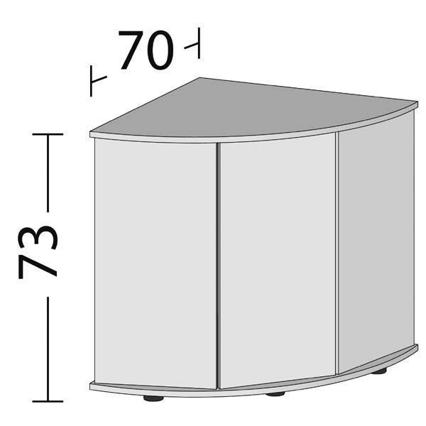 Juwel Trigon 190 White Cabinet SBX