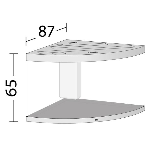 Juwel Trigon 350 White LED Aquarium