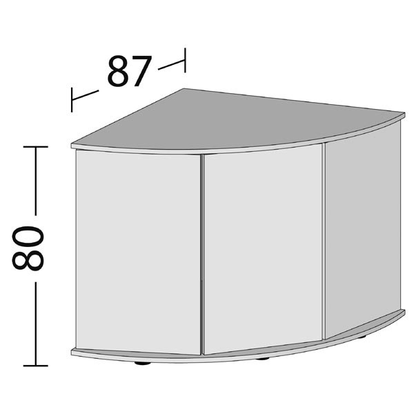 Juwel Trigon 350 White Cabinet SBX