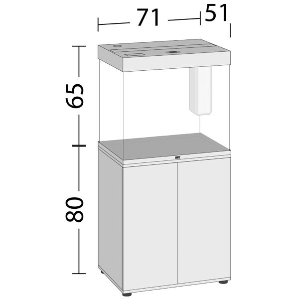 Juwel Lido 200 Black LED Aquarium & Cabinet