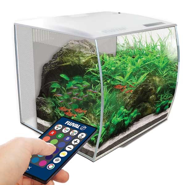 Fluval Flex 34 Litres White Aquarium