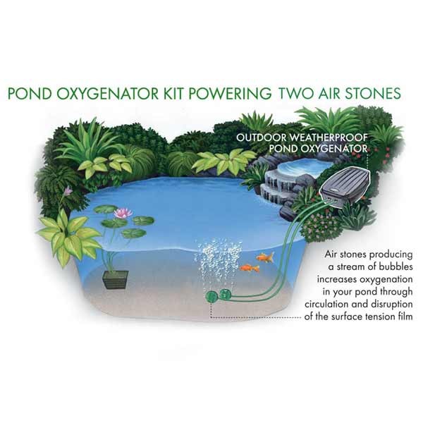 Blagdon Pond Oxygenator Kit Twin Outlet