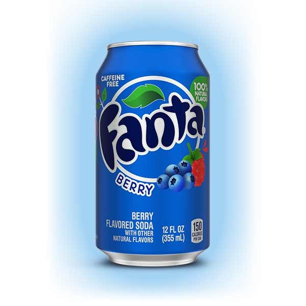 Fanta Berry Soda Can 355ml