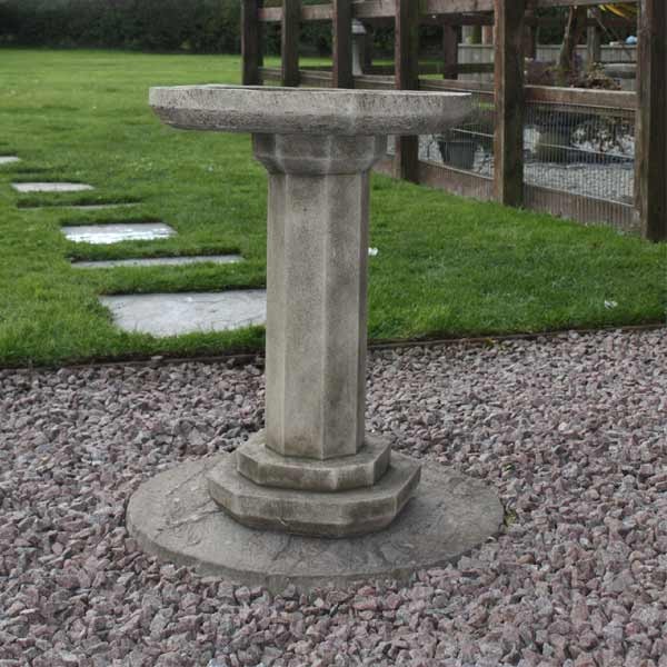 Old Stone Bird Bath 64cm