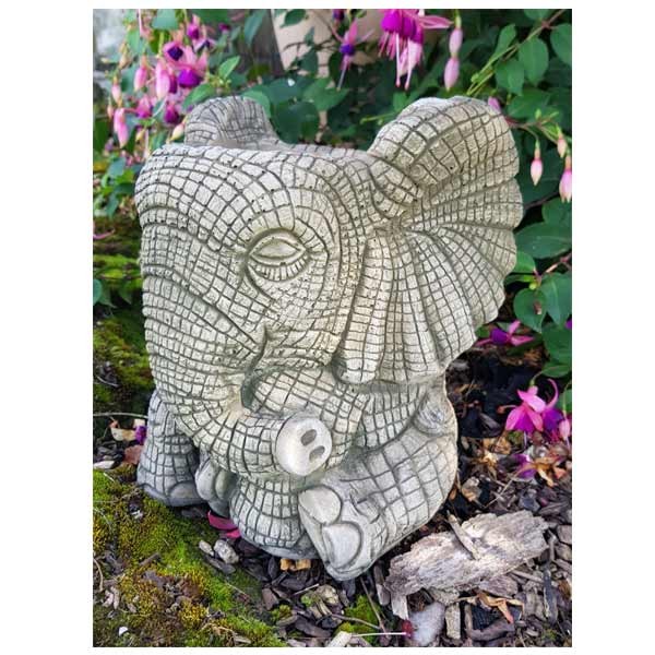 Elephant Stone Planter 24cm