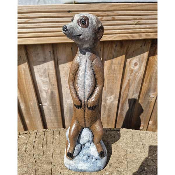 Meerkat Stone Garden Ornament (Large) 30cm