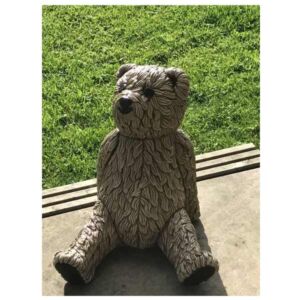 Toby Teddy Stone Garden Ornament 26cm